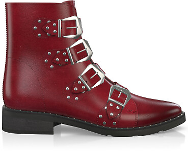 Straps and Metals Ankle Boots 2918