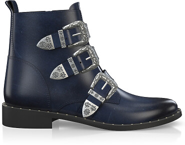 Straps and Metals Ankle Boots 2997