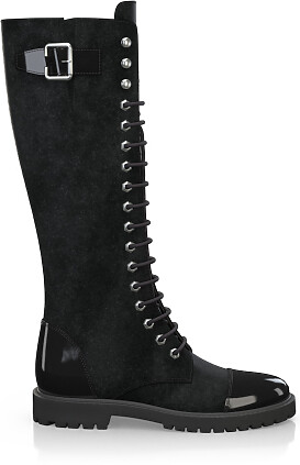 Knee High Lace-Up Boots 3276-88