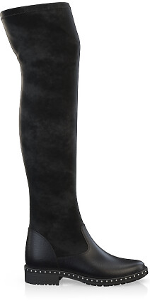 Stretch Over The Knee Boots 3842