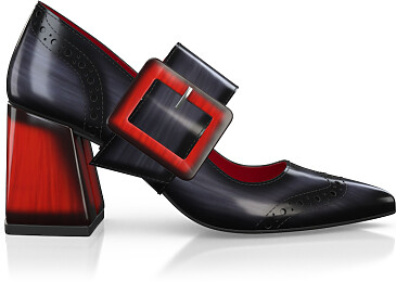 Women`s Luxury Block Heel Shoes 36503